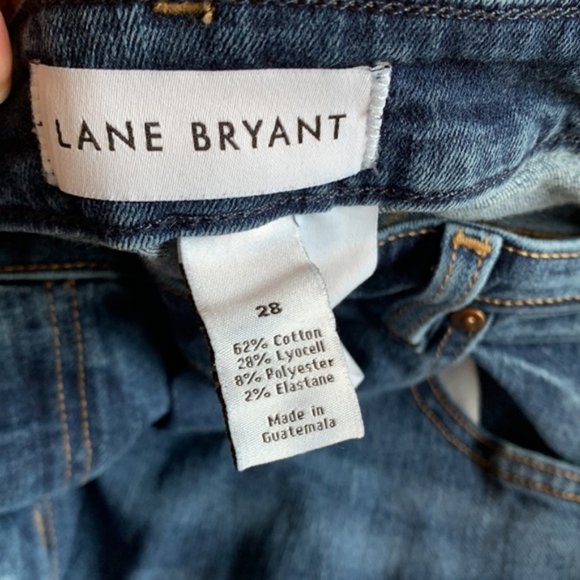 Lane Bryant long denim shots size 28 - Picture 3 of 7